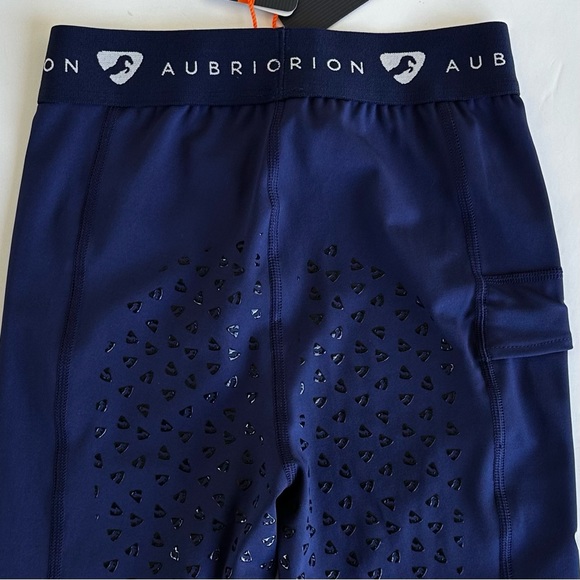 NWT Shires Aubrion Dutton Ladies Navy Riding Tights Equestrian Size XXS US 2 - Picture 13 of 13